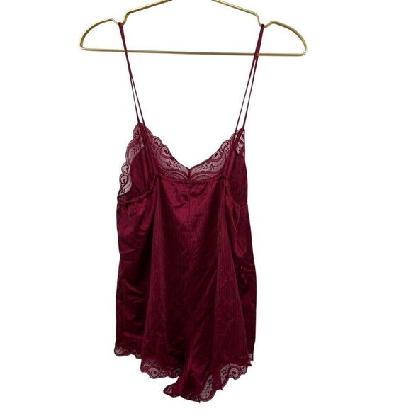 Vintage ILGWU Tom Bezduda for Barad and Co Red Lingerie Romper 100% Nylon Size S - Picture 1 of 12